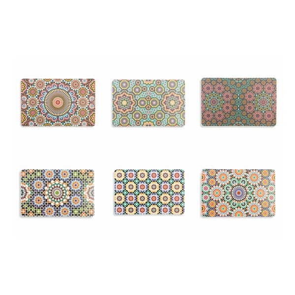 Set di 6 coperti in plastica Villa d'Este Marrakech - VDE Tivoli 1996