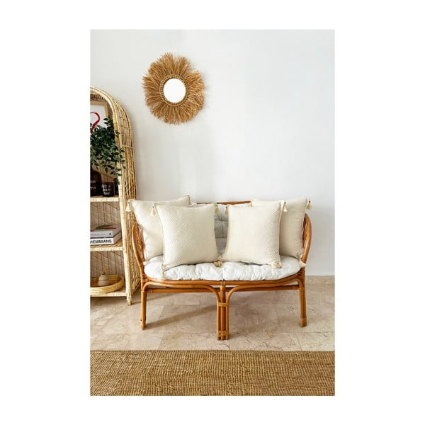 Federe in set di 4 federe in cotone biologico 43x43 cm Natural - Mila Home-image-4