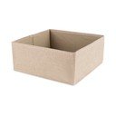 Scatola beige in tessuto 28x12x12 cm Sandy – Compactor