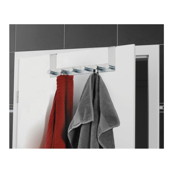 Appendiabiti in metallo argentato 39 cm Celano - Wenko-image-2