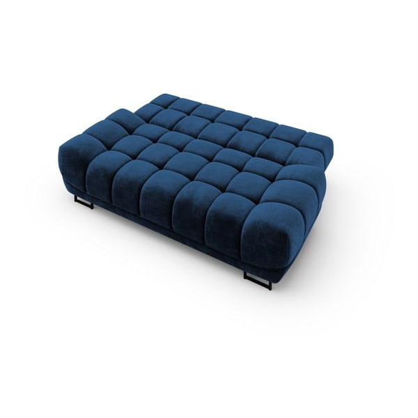 Divano letto a tre posti blu reale con rivestimento in velluto Cirrus - Windsor & Co Sofas-image-4