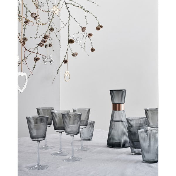 Decanter in vetro grigio da 1 l Grand Cru Nouveau - Rosendahl-image-2