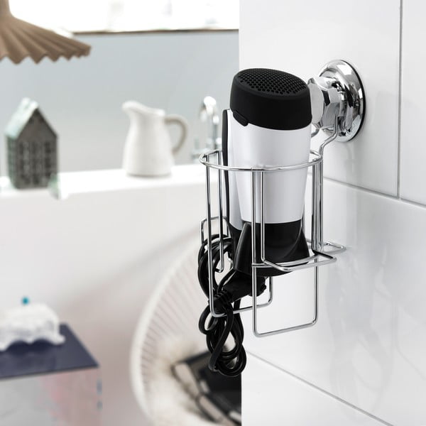 Supporto metallico autoportante per asciugacapelli Bestlock Bath - Compactor-image-1