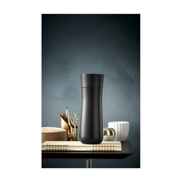 Tazza termica in acciaio inox di colore nero Cromargan® Plus Impulse - WMF-image-3