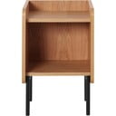 Comodino colore naturale in rovere con ripiani Wrap - Bonami Selection
