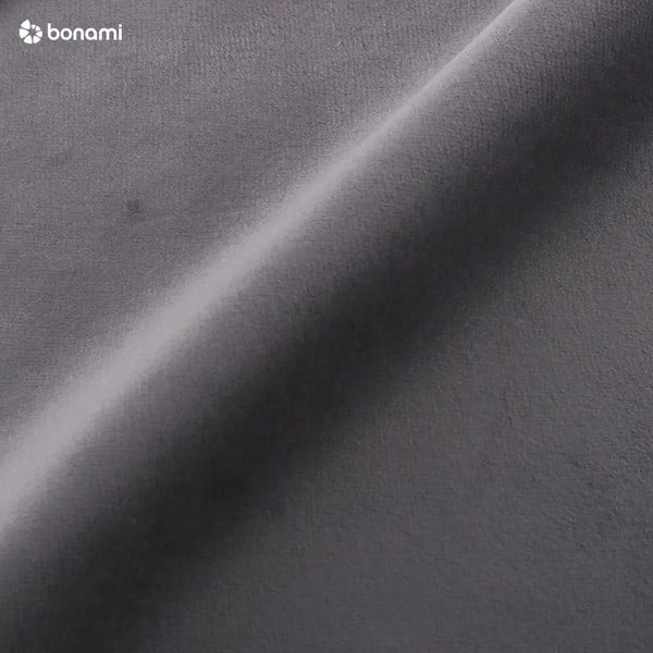 Letto matrimoniale imbottito grigio scuro con contenitore con griglia 140x200 cm Anani - Makamii-image-4