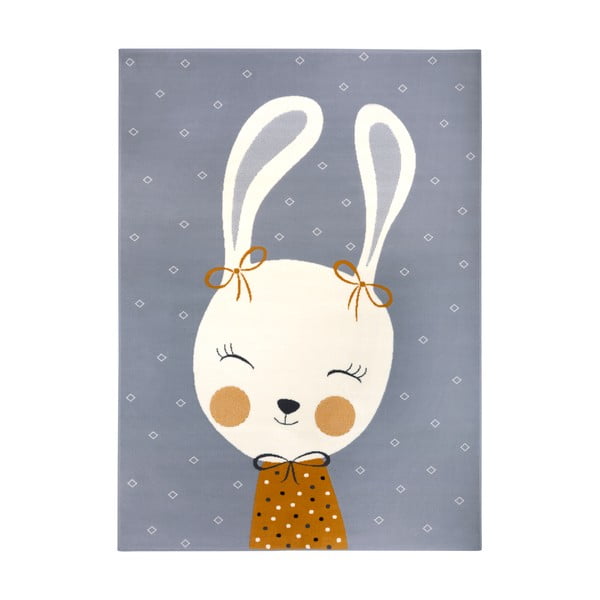 Tappeto grigio per bambini 170x120 cm Bunny Polly - Hanse Home