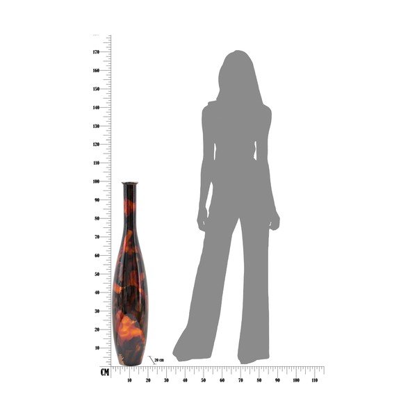 Vaso in vetro riciclato marrone, altezza 100 cm Ares - Mauro Ferretti-image-4