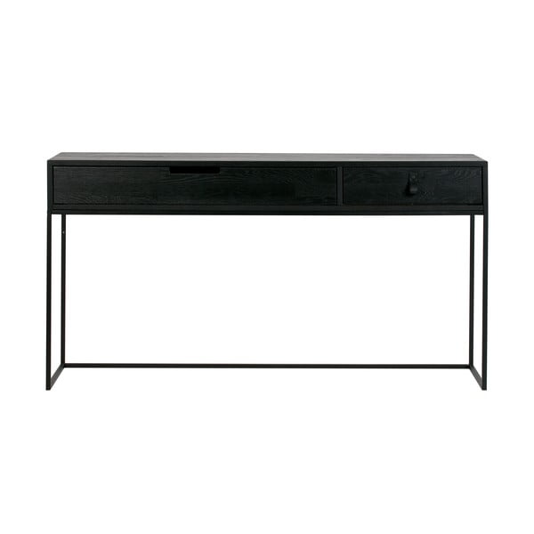 Consolle in rovere nero Silas - WOOOD-image-3