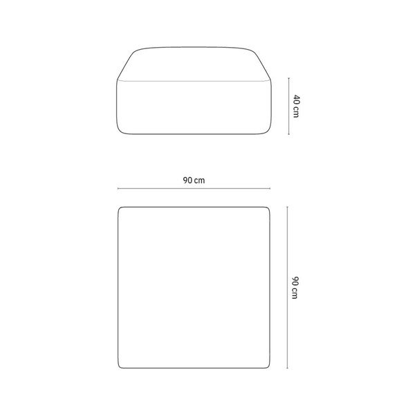 Poggiapiedi verde con rivestimento in velluto Campi – Cosmopolitan Design-image-4
