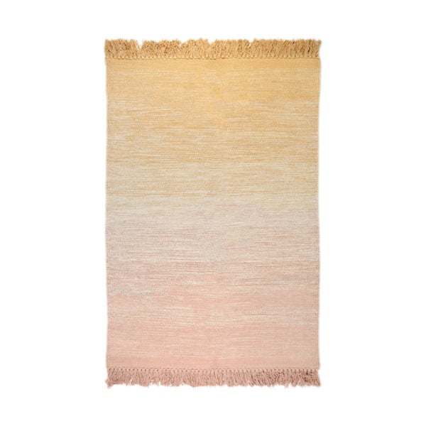 Tappeto lavabile rosa-arancio 100x150 cm Kirthy - Nattiot