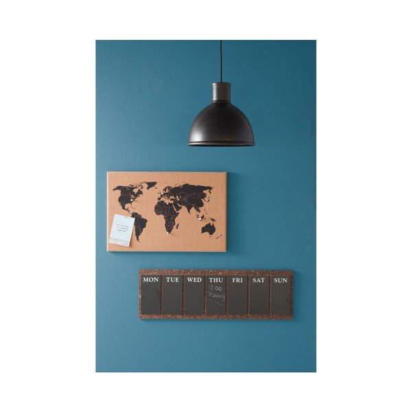 Nástěnná tabule s týdenním plánovačem PT LIVING Cork, 78 x 25 cm-image-1