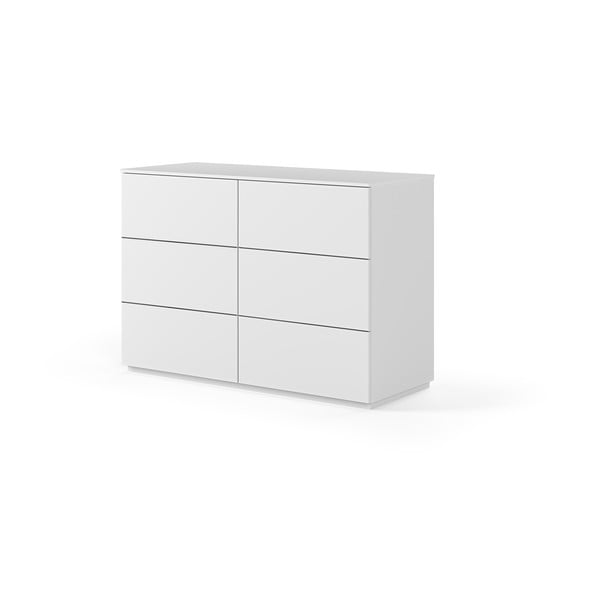 Cassettiera bassa bianca 120x84 cm Join - TemaHome-image-2