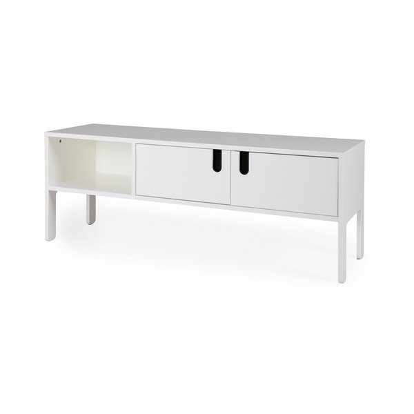 Tavolo TV bianco, larghezza 137 cm Uno - Tenzo-image-2