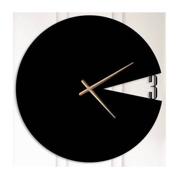 Orologio da parete nero Bernice - Unknown