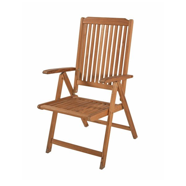 Sedia da giardino in legno marrone Solo - Garden Pleasure