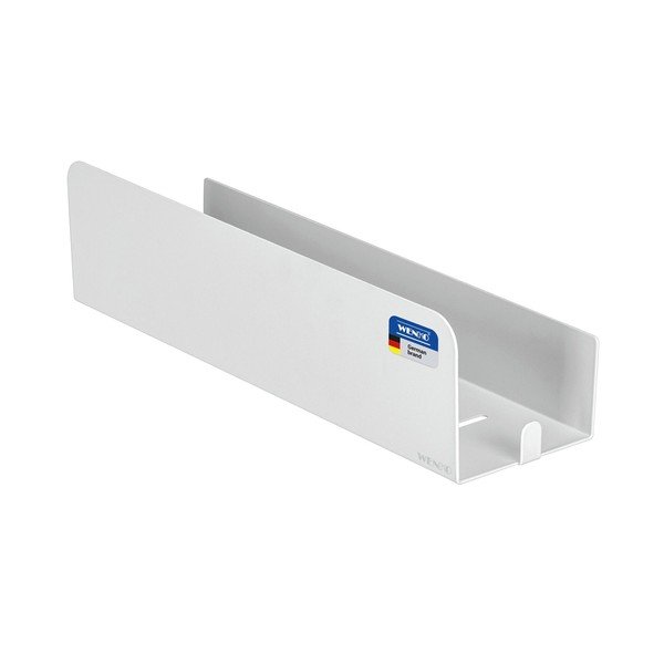Mensola da bagno senza foratura bianca in acciaio inox con aggancio Turbo-loc Lizan – Wenko-image-3