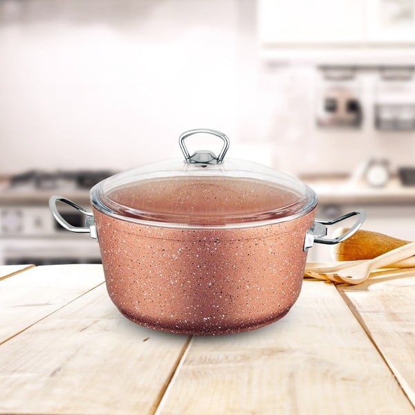 Pentola in alluminio con coperchio 3 l Classic - Güral Porselen-image-1