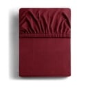 Lenzuolo con angoli burgundy in jersey 140x200 cm Amber – Restilo