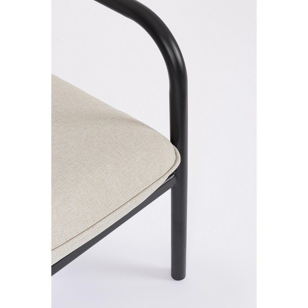 Set di mobili da giardino beige in acciaio per 4 persone Ostuni – Bizzotto-image-3