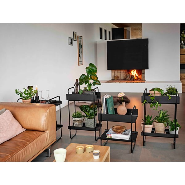 Consolle in metallo nero 24x48 cm A-Console - Zone-image-1