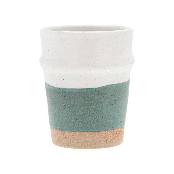 Tazza in porcellana bianco-verde da 350 ml Evig - Villa Collection