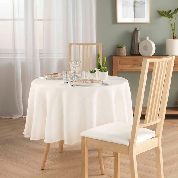 Tovaglia in jacquard ø 180 cm Stella – douceur d'intérieur-image-2