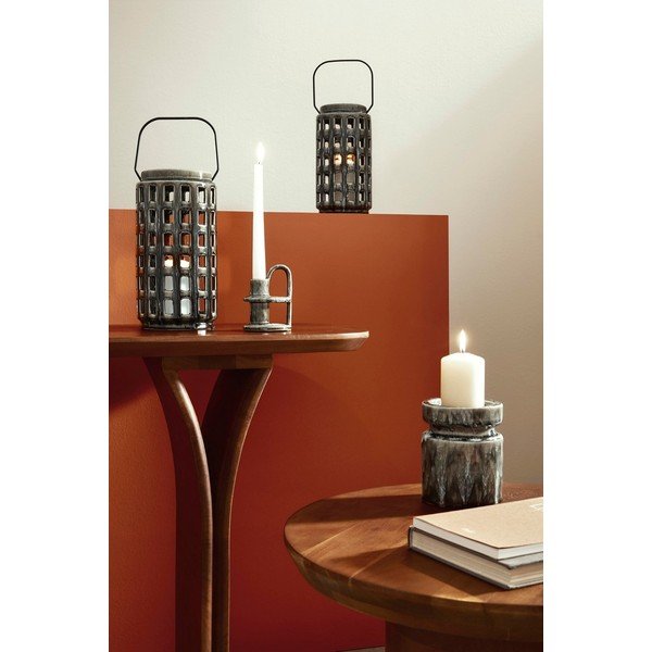 Lanterna in ceramica (altezza totale 30 cm) Darreh – Bizzotto-image-1