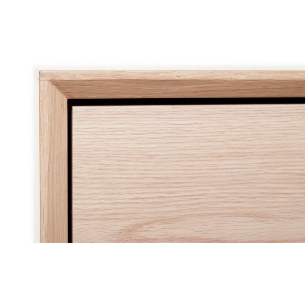 Komoda z bílého dubového dřeva se 4 dvířky Unique Furniture Vivara-image-3