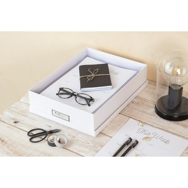 Organizzatore di cartone per documenti Oskar - Bigso Box of Sweden-image-2