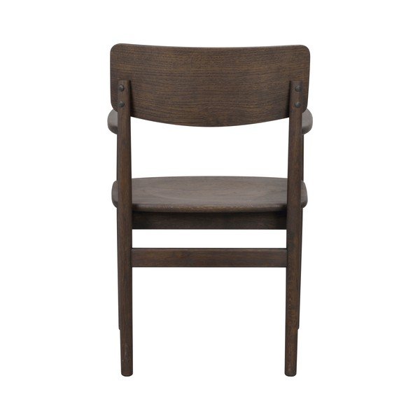 Set di sedie da pranzo marrone scuro in rovere 2 pz Maidstone - Rowico-image-3