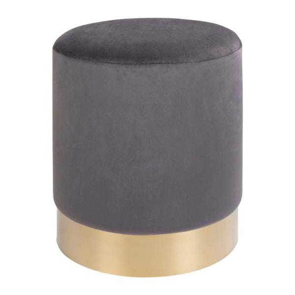 Pouf grigio , ø 34 cm Gamby - House Nordic