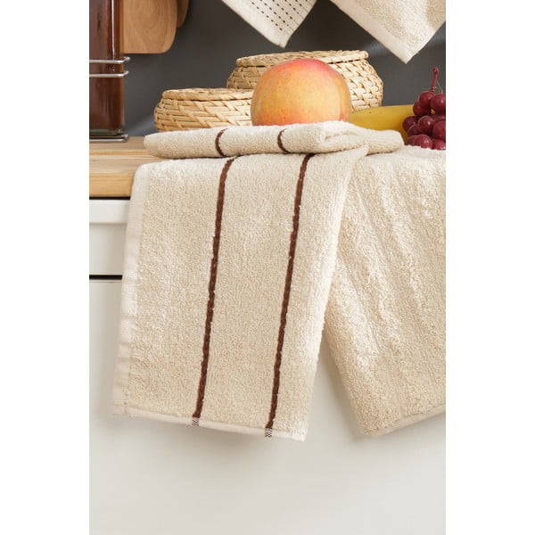 Set di strofinacci in cotone 6 pz 30x50 cm Sofya – Foutastic-image-1