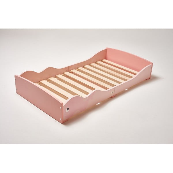 Letto rosa per bambini 70x140 cm Whale - Rocket Baby-image-1