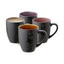 Tazze in set nere in ceramica 4 pz 300 ml Gastro Black/Mix – Bitz