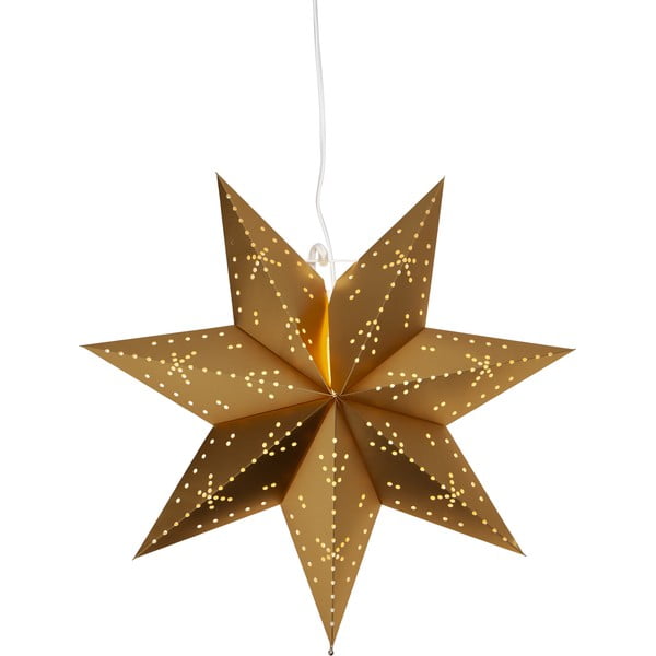 Decorazione luminosa natalizia di colore oro ø 45 cm Classic - Star Trading
