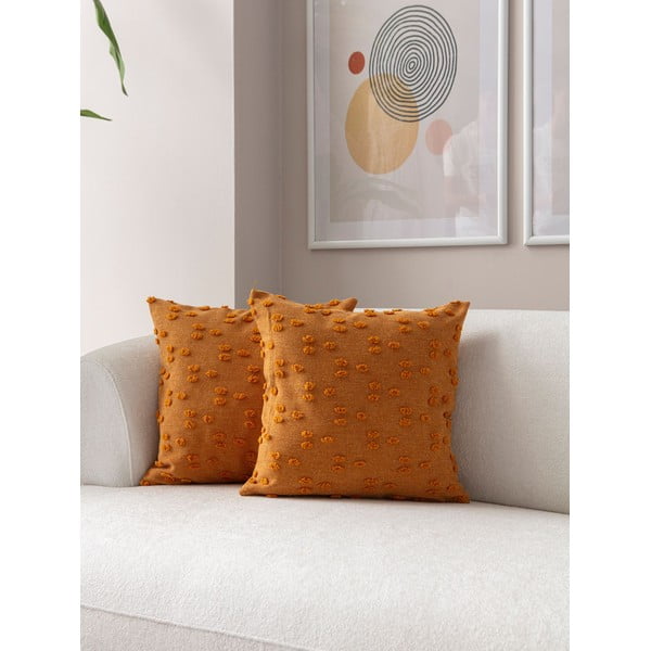 Federe decorative in set 2 pz 43x43 cm Tuffet – Mioli Decor-image-1