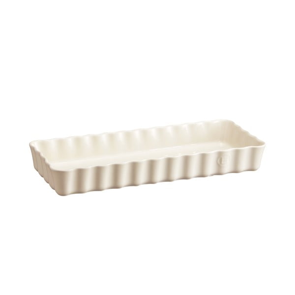 Tortiera in ceramica color crema, 15 x 36 cm - Emile Henry