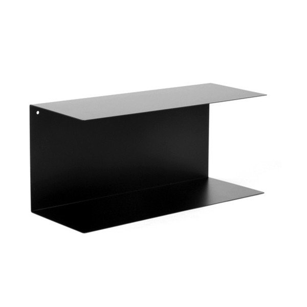 Mensola in ferro nero Adams, 23 x 50 cm Joy - Canett