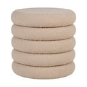 Sgabello in tessuto bouclé beige Brooklyn - House Nordic