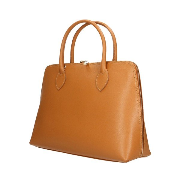 Borsa in pelle marrone Arancio - Chicca Borse-image-2