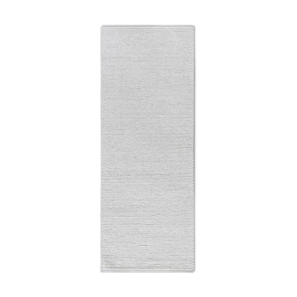 Passatoia grigio chiaro in lana tessuta a mano 80x200 cm Francois - Villeroy&Boch