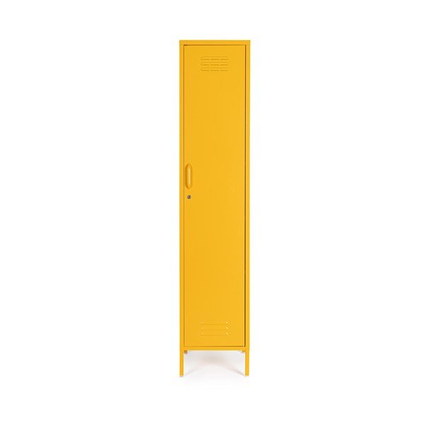 Armadietto giallo in metallo con chiusura a chiave 38x185x46 cm Cambridge – Yes Everyday