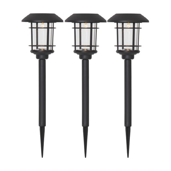Set di 3 luci solari da giardino a LED, altezza 34 cm Fride - Star Trading