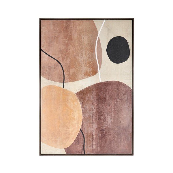 Dipinto stampato/con elementi dipinti a mano con cornice inclusa/dipinto su tela 83x123 cm Gallery – Bizzotto