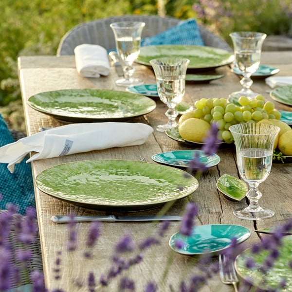 Piatto da portata in gres verde , ⌀ 31 cm Riviera - Costa Nova-image-2