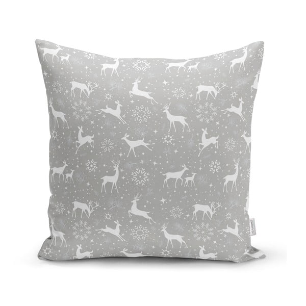 Set di 4 federe natalizie e runner da tavola Fiocchi di neve - Minimalist Cushion Covers-image-4
