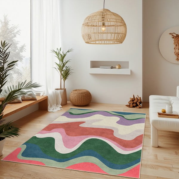 Tappeto lavabile 120x180 cm Squiggly Breeze – Mila Home-image-2
