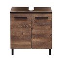 Mobile marrone sotto il lavabo in rovere 60x53 cm Set 374 - Pelipal