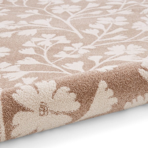Tappeto in marrone chiaro 80x150 cm Grace Floral – Catherine Lansfield-image-3